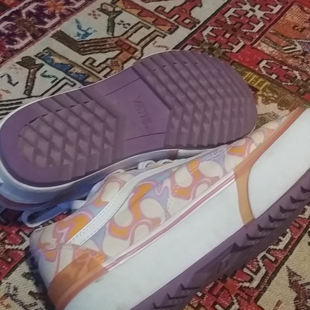 🧡💜Orange and Purple Vans - Picture 7 of 8